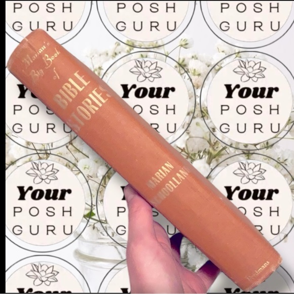 ☦️ Marian’s Big Book of Bible Stories Schoolland Eerdmans 1947 Antique Kid - Picture 1 of 9